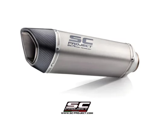 SC Project SC1 R Muffler Carbon fiber with Carbon fiber end cap for BMW S 1000 RR(2019 20)BS4 2