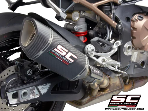 SC Project SC1 R Muffler Carbon fiber with Carbon fiber end cap for BMW S 1000 RR(2019 20)BS4 4