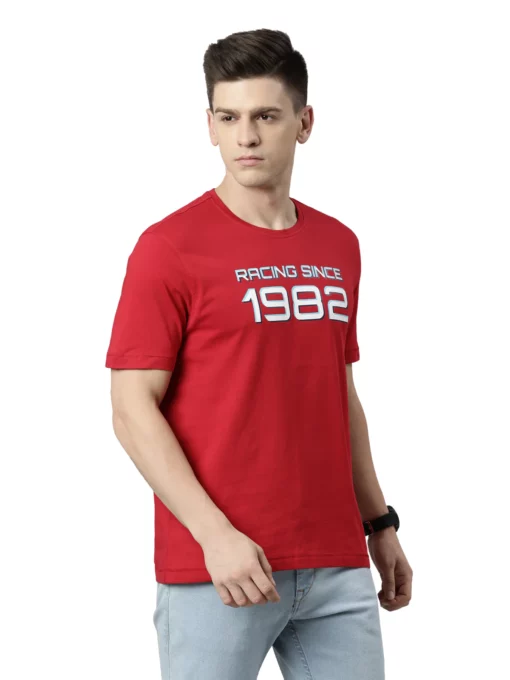 TVS Racing Classic Round Neck Red 1982 Tee Shirt 4