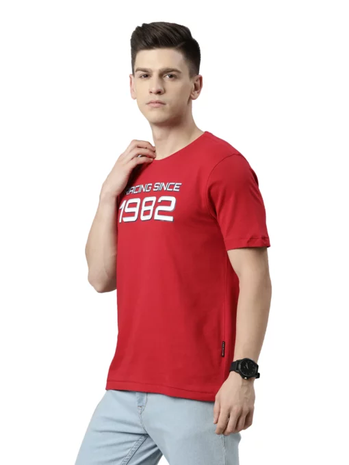 TVS Racing Classic Round Neck Red 1982 Tee Shirt 5