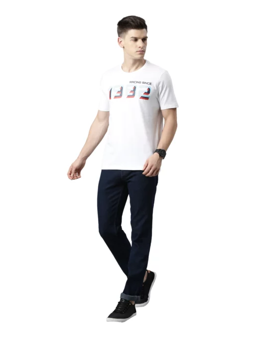 TVS Racing Heritage Round Neck White 1982 Tee Shirt 3