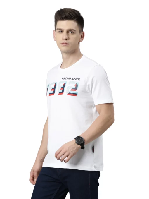 TVS Racing Heritage Round Neck White 1982 Tee Shirt 6