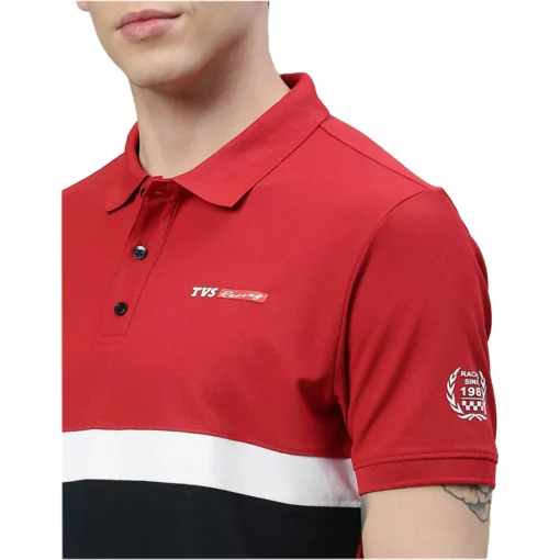 TVS Racing Red Blue Polo T Shirt 3 (1)