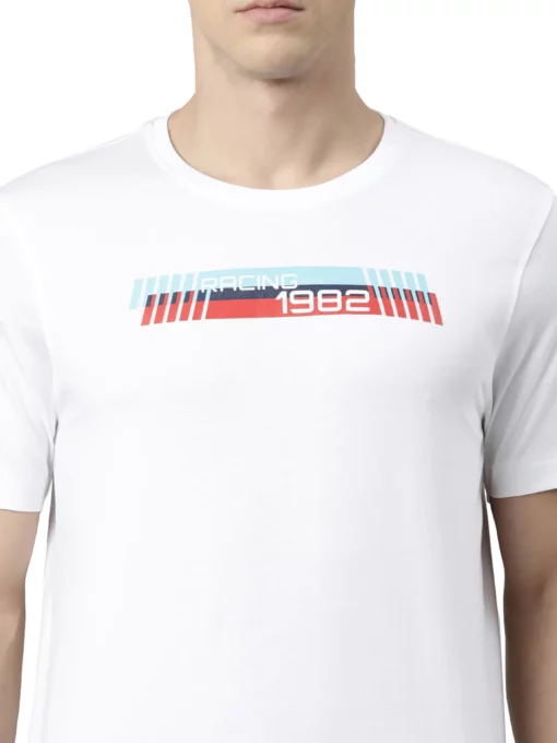 TVS Racing Tribe Round Neck White 1982 Tee Shirt 2