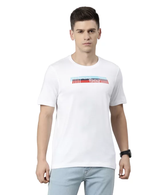 TVS Racing Tribe Round Neck White 1982 Tee Shirt 6