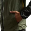 Royal Enfeild Airflow Tech Olive Black Windbreaker Jacket 5