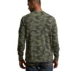 Royal Enfield Camo Jacquard Vintage Henley Olive T shirt 5