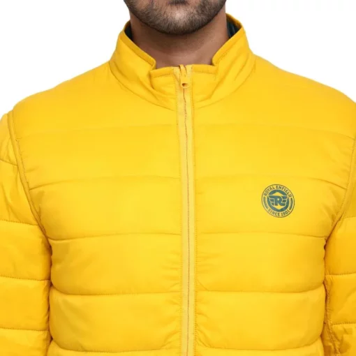 Royal Enfield Reversible Green Yellow Jacket 6