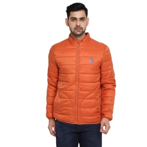 Royal Enfield Reversible Orange Navy Jacket 4