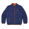 Royal Enfield Reversible Orange Navy Jacket 9