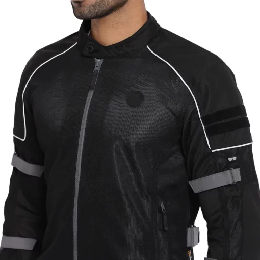 Royal Enfield Streetwind V3 Black Riding Jacket 7