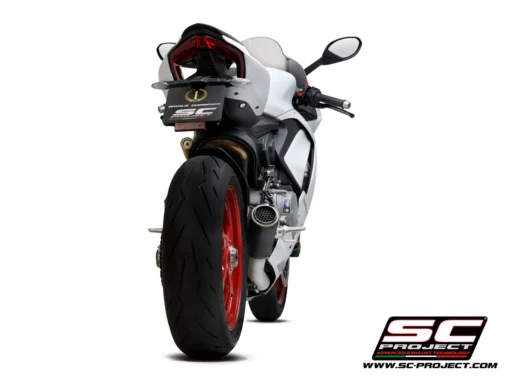 SC Project D35A LT69CR Half system 2 1 with CR T M2 Muffler for Ducati Panigale V2 (2020 2022) 2