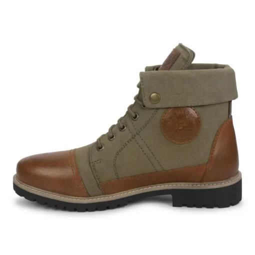 Royal Enfield Kargil Light Olive Riding Boots 5