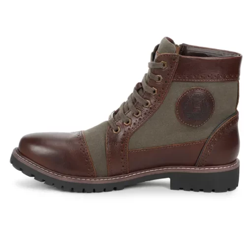 Royal Enfield Military Vibe Olive Riding Boots 4