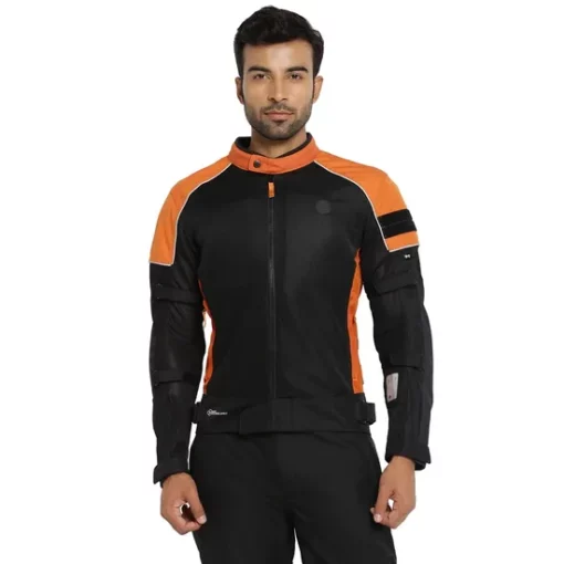 Royal Enfield Streetwind Pro Orange Riding Jacket 3