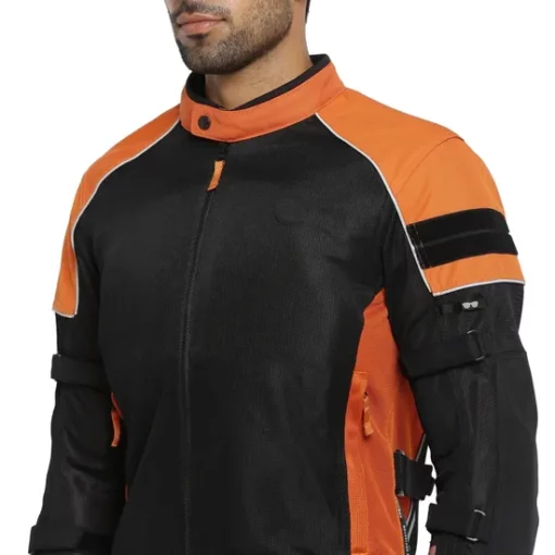 Royal Enfield Streetwind Pro Orange Riding Jacket 7