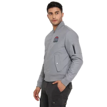 Royal Enfield Explorer Bomber Grey Riding Jacket 2