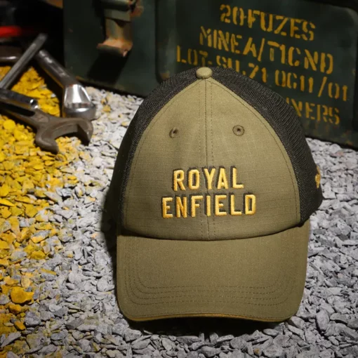 Royal Enfield Ride More Ripstop Military Olive Cap 3