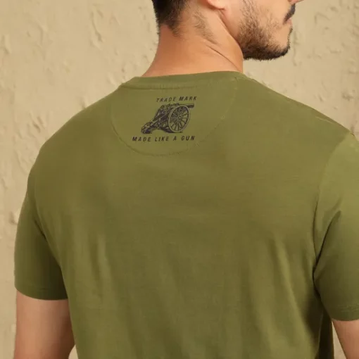 Royal Enfield Braveheart Olive Men T Shirt 6