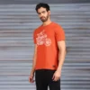 Royal Enfield Interceptor Burnt Orange Slub T Shirt 2