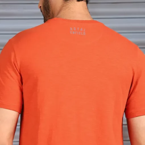 Royal Enfield Interceptor Burnt Orange Slub T Shirt 6