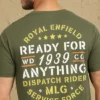 Royal Enfield Military Messenger Olive Men T Shirt 6