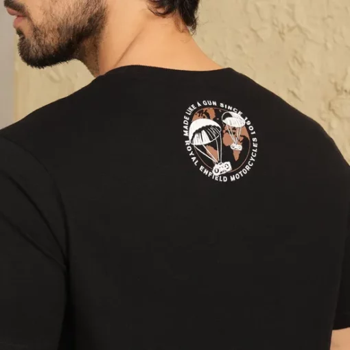 Royal Enfield Urban Warrior Black T Shirt 6