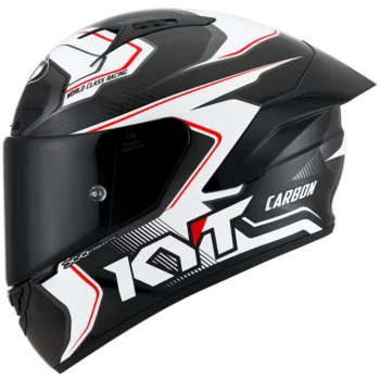 KYT NZ Race Carbon Competition White Helmet