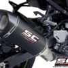 SC Project SC1 S Carbon Fiber Slip on Exhaust for Kawasaki Z900 (2020 22) (K34A T124C) 1