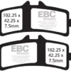 EBC Fully Sintered Front Brake Pads for Aprilia, Benelli, BMW, Ducati, Honda, Kawasaki, KTM, MV Augusta, Suzuki, Triumph (FA447HH) 2