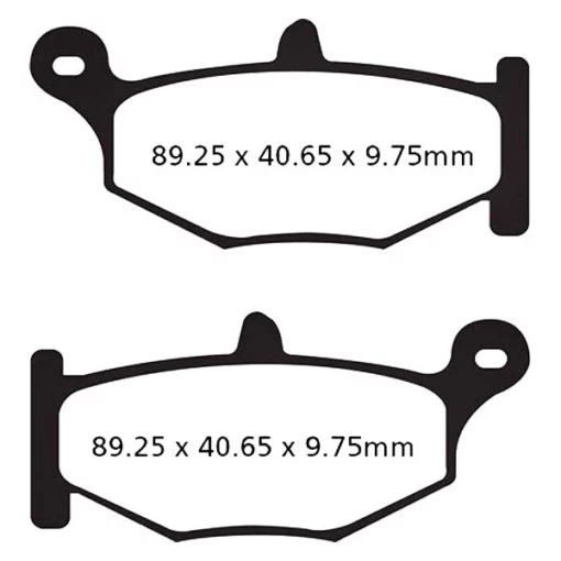 EBC Fully Sintered Rear Brake Pads for Suzuki GSX R, Hayabuasa, V Storm (FA419HH) 3