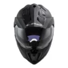 LS2 MX701 Explorer Solid Matt Black Helmet 2