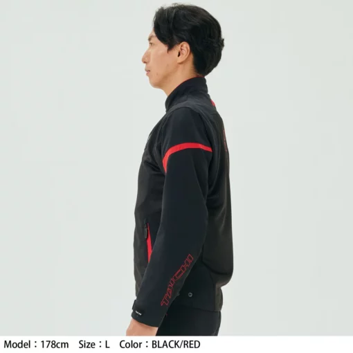 RS Taichi Quick Dry Racer Black Red Jacket 4