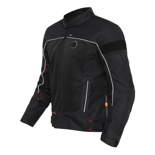 Royal Enfield Explorer V4 Pro Black Riding Jacket 1