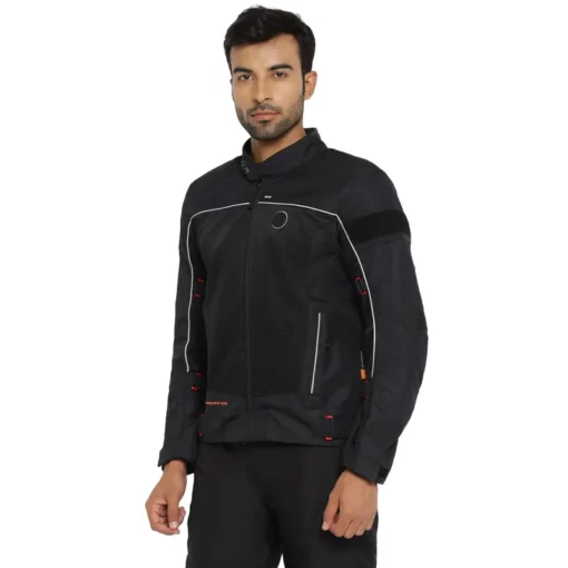 Royal Enfield Explorer V4 Pro Black Riding Jacket 5