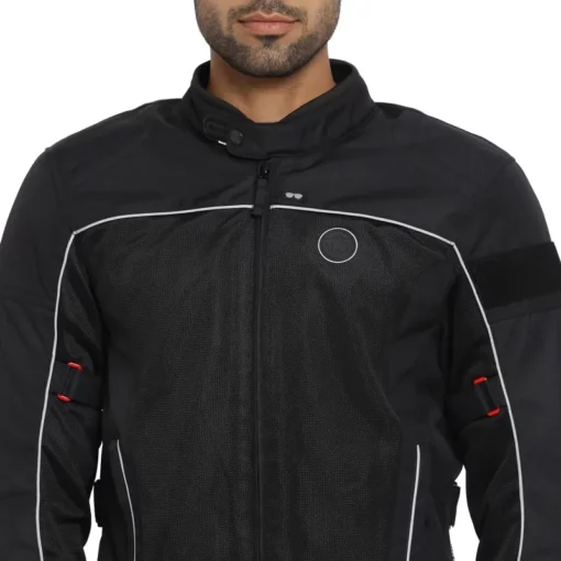 Royal Enfield Explorer V4 Pro Black Riding Jacket 6