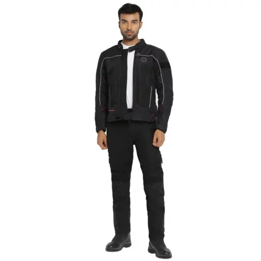 Royal Enfield Explorer V4 Pro Black Riding Jacket 7