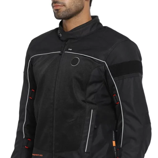 Royal Enfield Explorer V4 Pro Black Riding Jacket 8