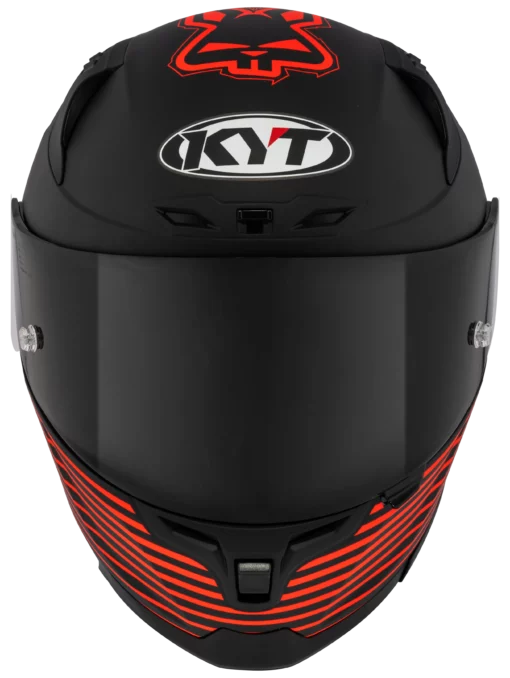 YWST0007 KYT STRIKER AF37 LIVERY MATT BLACK RED (2)