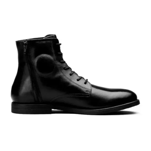 Clan One Black Formal Motorcycle Riding Shoes 1