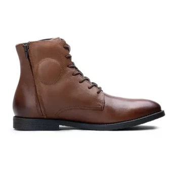 Clan One Brown Formal Motorcycle Riding Shoes 1