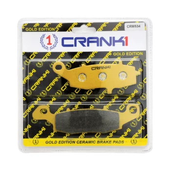 Crank1 Performance Ceramic Front Left Brake Pads for Kawasaki Ninja 650 (2006 16) (CRM534) 1