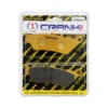 Crank1 Performance Ceramic Front & Rear Brake Pads for Honda Royal Enfield Harley Davidson Ducati BMW (CRM859) 1