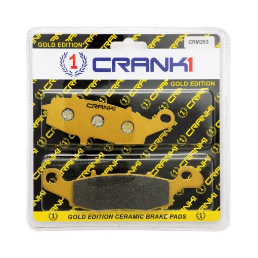 Crank1 Performance Ceramic Front Right Brake Pads for Kawasaki Ninja 650 (2006 16) (CRM253) 1