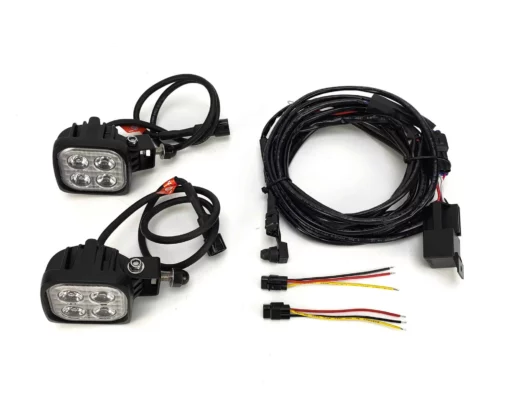 Denali S4 Auxiliary LED Lights with Premium Wiring Harness 5