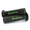 Domino Handlebar Black Green Grips A010 1