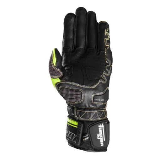 Furygan Styg20 Kevlar Black White Yellow Racing Gloves 2