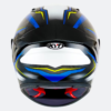 KYT NZ Race Carbon Stride Blue White Helmet 4