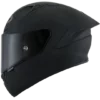 KYT NZ Race Plain Matt Black Helmet 1