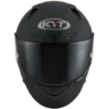 KYT NZ Race Plain Matt Black Helmet 2